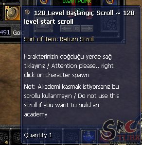 120 level scrolu